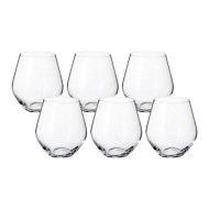 Jogo 6 Copos 500ml 11cm Para Whisky Grus Em Cristal Ecológico